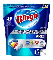 Bingo pro капсулы для посудомоечной машины 36 шт