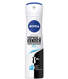 Nivea део спрей женский невидимая защита для черного и белого pure 150 мл