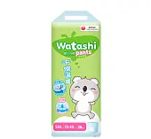 Watashi трусики подгузники одноразовые для детей 5/XL 13-20 кг 36 шт