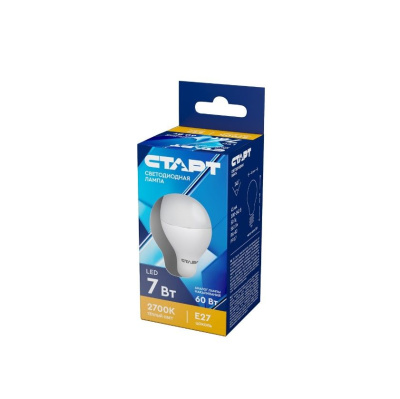 Лампа старт eco ledsphere E27 7w30 теплый 