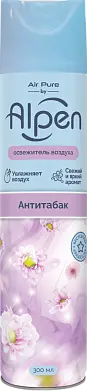 Alpen освежитель воздуха антитабак 300 мл