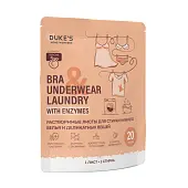 Dukes home wonders растворимые листы для стирки нижнего белья и деликатных вещей аромат персик 20 шт