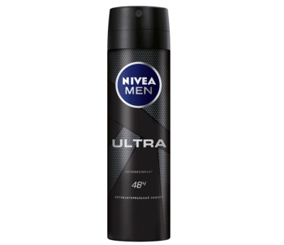 NIVEA део спрей мужской ultra антибактериальный эффект 150 мл 