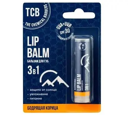 The Chemical Barbers бальзам для губ 3 в1 бодрящая корица 5 мг