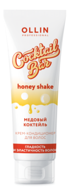 OLLIN COCKTAIL BAR Крем-кондиционер для волос 'Медовый коктейль' гладкость и эластичность волос, 250 мл 