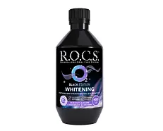 Rocs ополаскиватель для полости рта black 400 мл