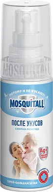 Mosquitall спрей бальзам скорая помощь после укусов 50 мл