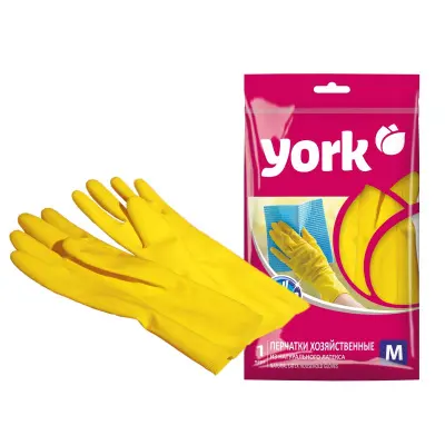 York перчатки резиновые размер m 