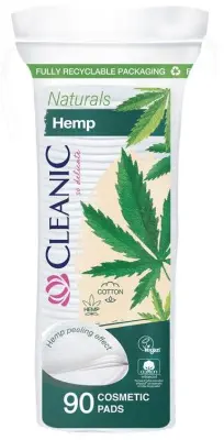 Cleanic Naturals ватные диски гигиенические пилинг 90 шт 