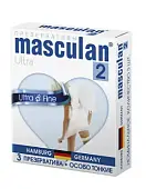 Masculan презервативы Ultra № 3 ( 2 Ultra №3) особо тонкий, прозрачный с обильной смазкой