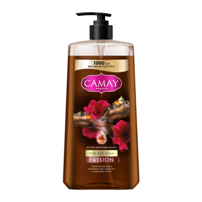 Camay гель для душа passion пленительная страсть 1000 мл 