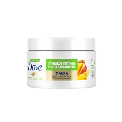 Дав маска для волос глубокое питание и восстановление с ароматом манго 300 мл 