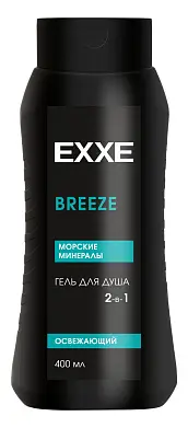 EXXE men гель для душа 2 в1 морские минералы breeze 400 мл