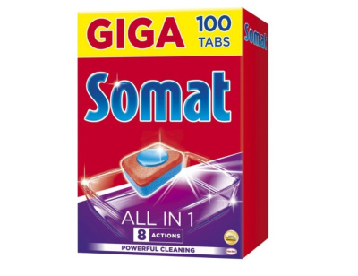 Somat таблетки для посудомоечных машин 100шт 