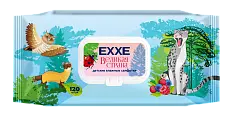 Exxe детская серия великая страна влажные салфетки ягодный микс 120 шт