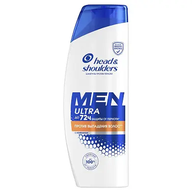 Head&Shoulders шампунь мужской от перхоти против выпадения волос 360 мл