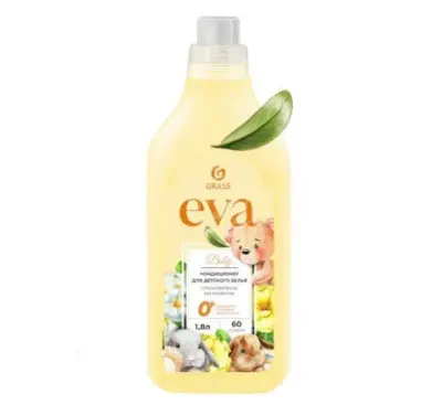 GraSS кондиционер для белья eva baby концентрированный детский флакон 1.8 л 