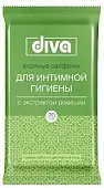 DIVA № 20 влажные салфетки для интимной гигиены c экстрактом ромашки