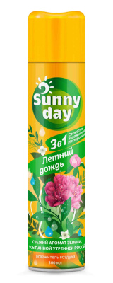 Sunny Day освежитель воздуха летний дождь  300 см3 
