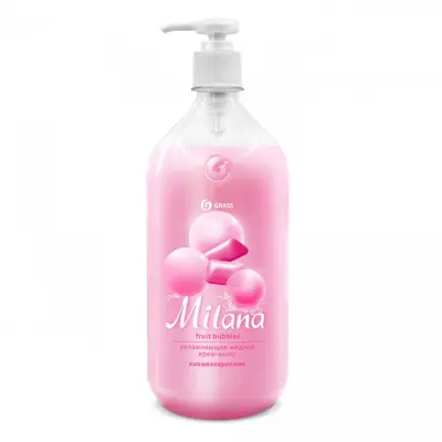 GraSS крем мыло жидкое увлажняющее milana флакон 1000 мл 