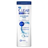 Clear 2в1 шампунь и бальзам ополаскиватель против перхоти основной уход против жирности и зуда 380 мл