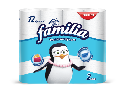 Familia туалетная бумага классик двухслойная 12 шт 