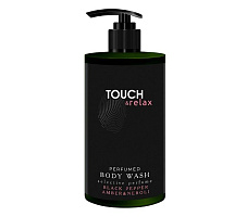 TOUCH&Relax парфюмированный гель для душа черный перец нероли и амбра 450 мл