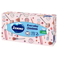 Zemma салфетки для лица 2 х слойные everyday 100 шт