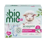 BioMio baby bio экологичный порошок с экстрактом хлопка для стирки детского белья концентрат без запаха 1000 г