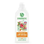 Synergetic гель бальзам для мытья посуды сочный гранат и абрикос 1 л