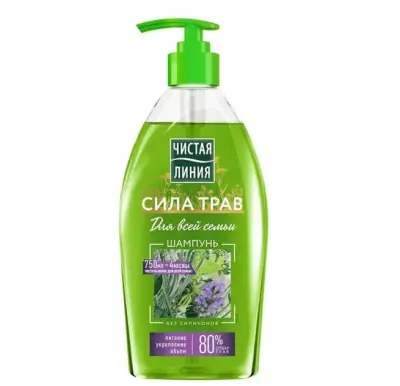 Чистая линия шампунь сила трав для всей семьи 750 мл 