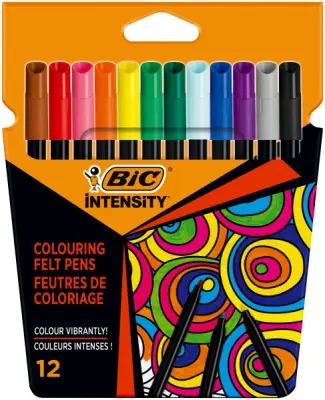 BIC Цвет. фломастеры (кор. 12 цветов) 