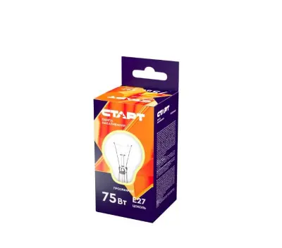 Старт лампа накаливания Б 75Вт Е27 