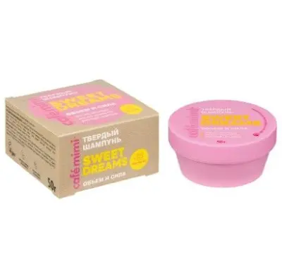 __ твердый шампунь для волос объем и сила 50 г 