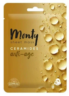 Monty антивозрастная маска церамиды tencel 25 мл 