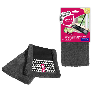 York запаска для швабры классик пепита 