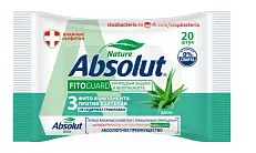 ABSOLUT Fito Влажные салфетки гигиенические алоэ 20шт