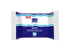 Вата хлопковая BELLA 100г, 100% хлопок в рулоне