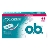 Тампоны OB Comfort мини 16 шт (розовые)