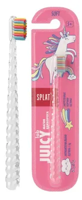 Splat зубная щетка Магия единорога Juicy Lab прозрачная 5+ 