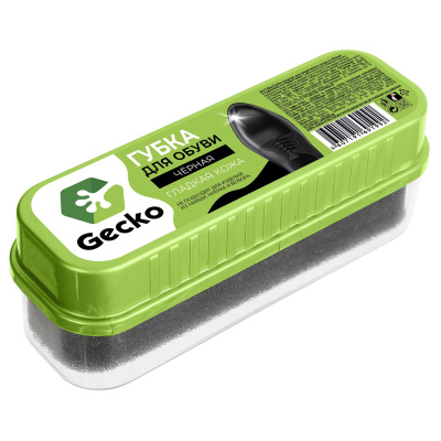 Gecko губка для обуви черная 