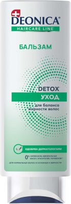 Deonica бальзам для волос detox уход 250 мл 