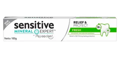 Pepsodent зубная паста сенситив минерал эксперт свежесть 100 гр 