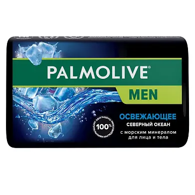 Palmolive men мыло северный океан с морскими минералами освежающее 90 гр