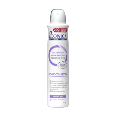 Deonica спрей женский нежность шелка 200 мл 