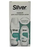 Silver набор для спортивной обуви ультра белая краска реставратор очиститель для спорт обуви