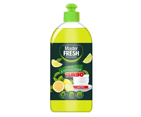Master FRESH гель для мытья посуды цитрус 1000 мл пуш пул