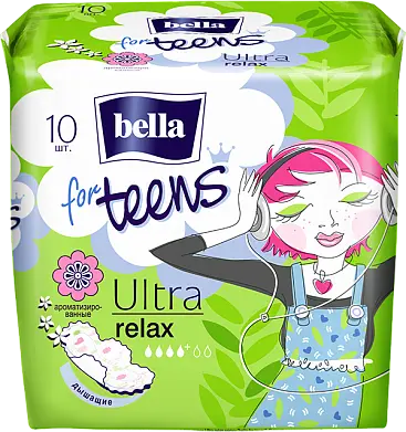 Прокладки гигиенические супертонкие BELLA FOR Relax, 10шт
