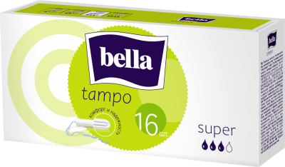 BELLA Тампоны женские гигиен. без апплик.comfort  марки 'tampo bella' Super по 16шт 