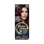 Fara nc new стойкая крем краска для волос 324/6.6 темный рубин